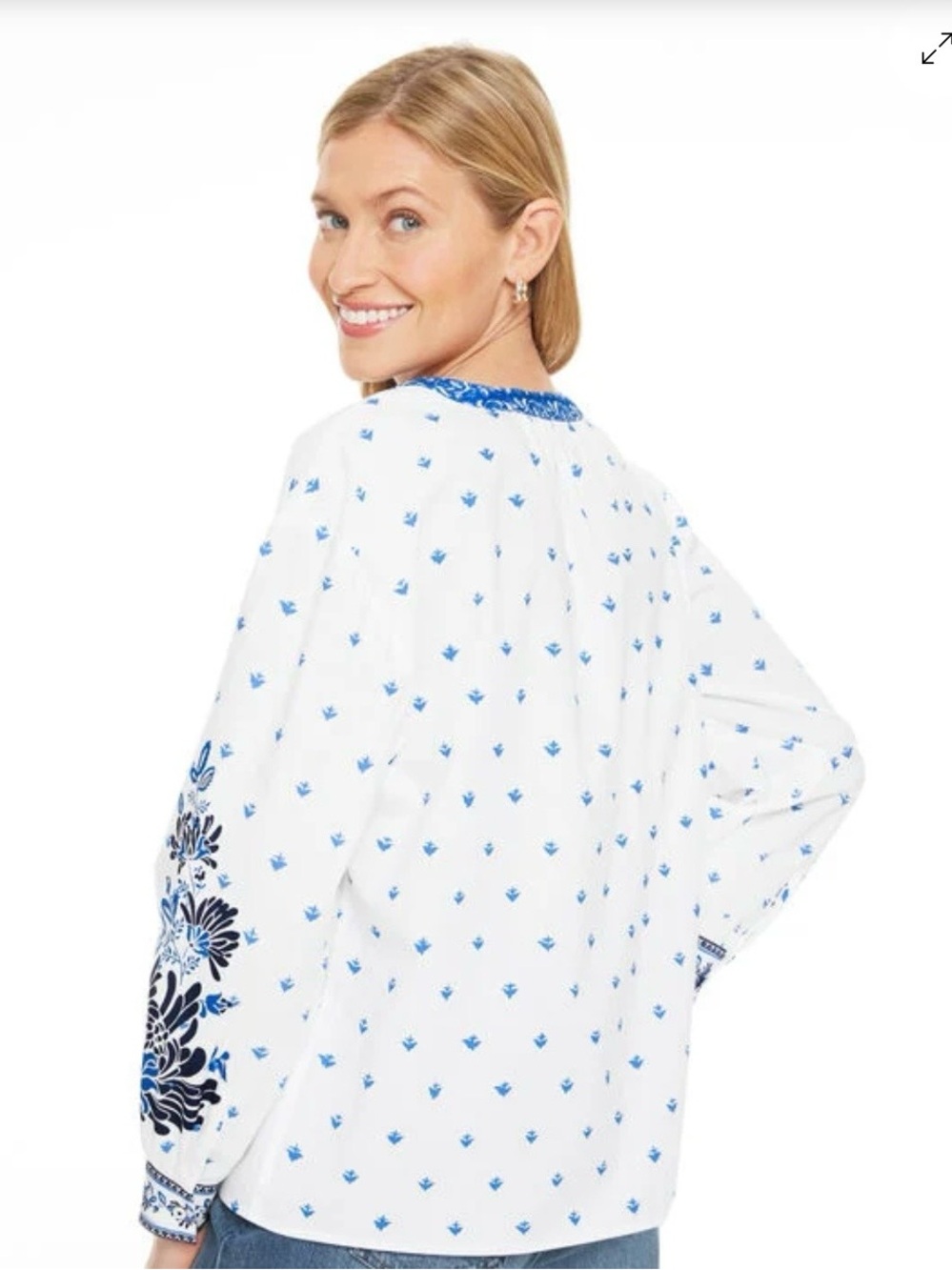 Talbots Top 💙 NEW - Picture 2 of 6